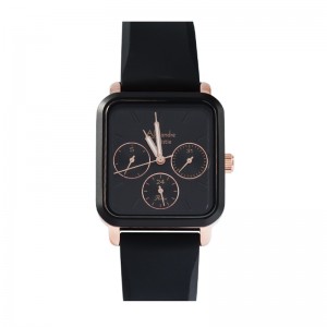 Alexandre Christie AC 2A24 Rosegold Black Rubber BFRRGBA